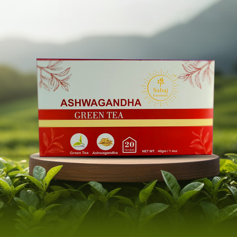 Sahaj Essentials-Ashwagandha Green Tea