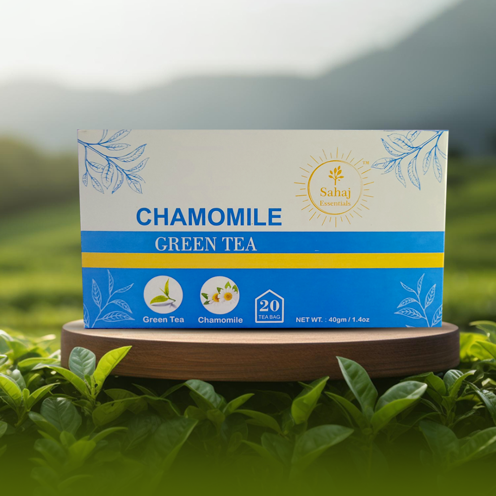 Sahaj Essentials-Chamomile Green Tea