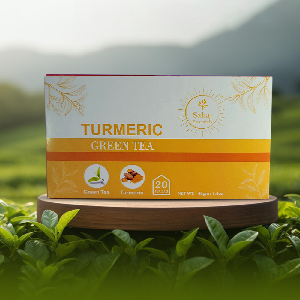 Sahaj Essentials-Turmeric Green Tea