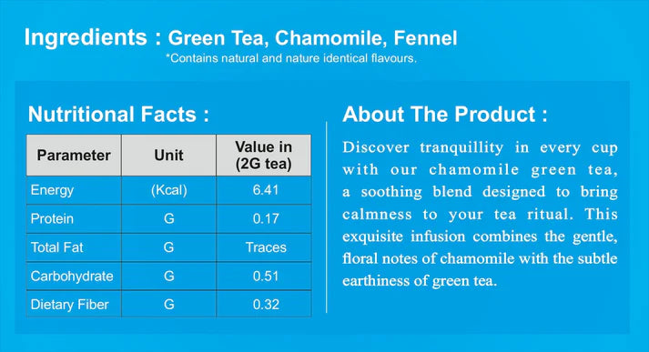 Chamomile Green Tea